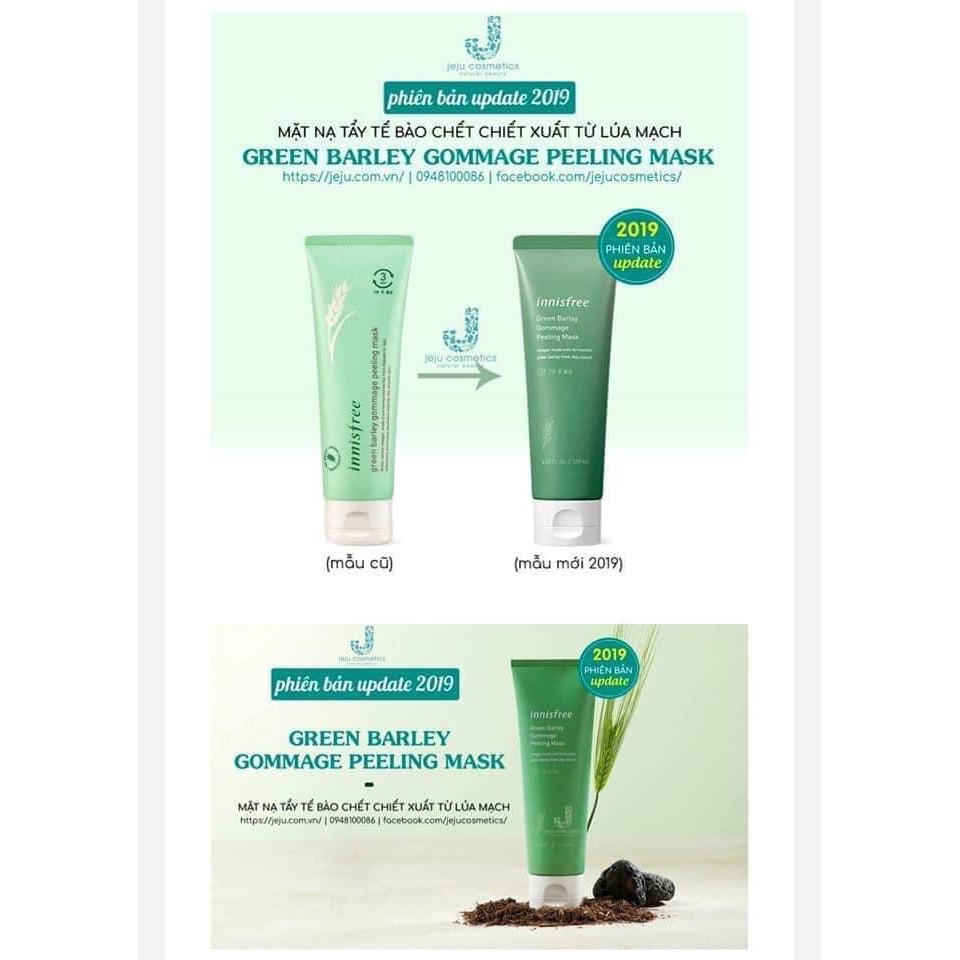 Tẩy da chết Innisfree Innisfree Green Barley Gommage Peeling Mask