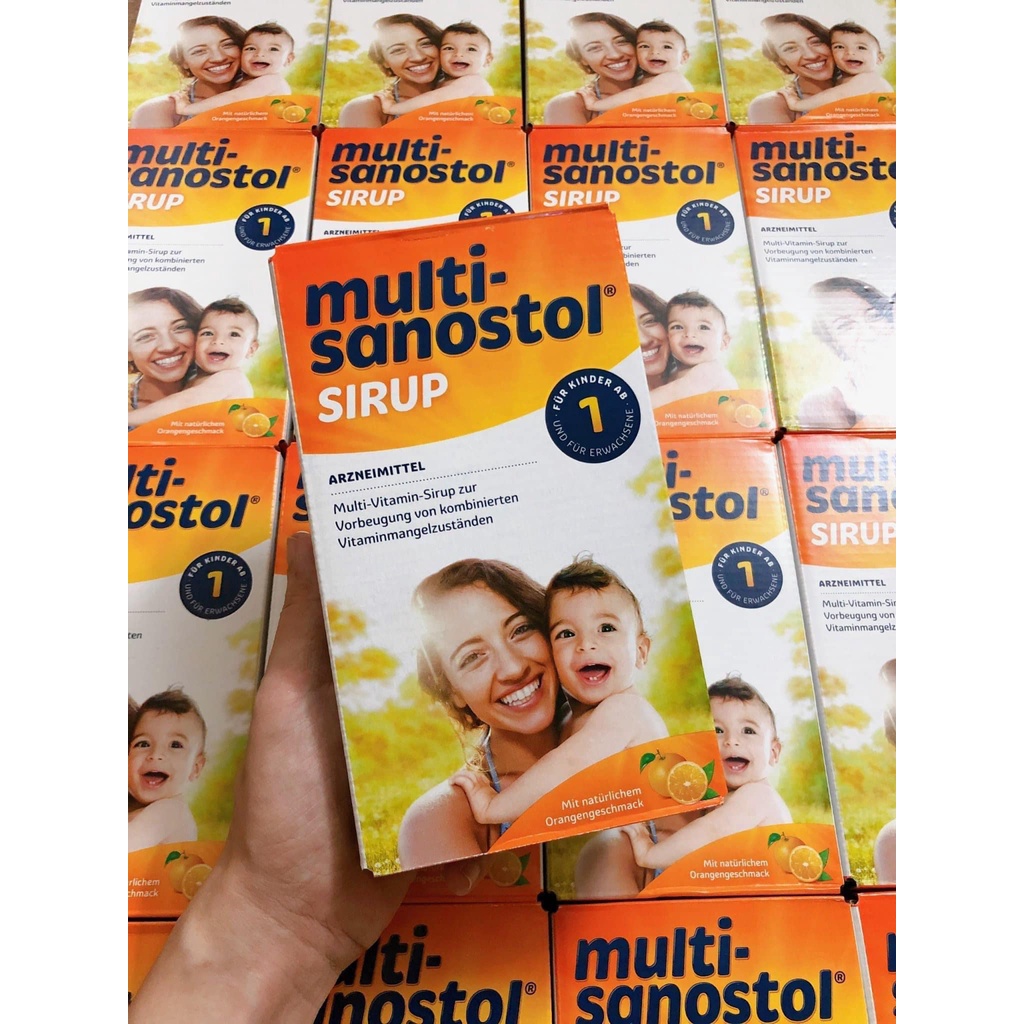 Sanostol tổng hợp nội địa Đức số 1,3,6 dành cho bé
