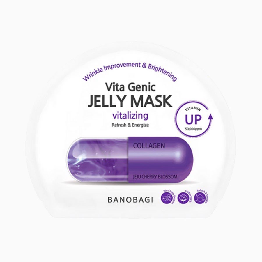 Mặt Nạ Dưỡng Da BanoBagi vita genic jelly mask vitalizing - TÍM