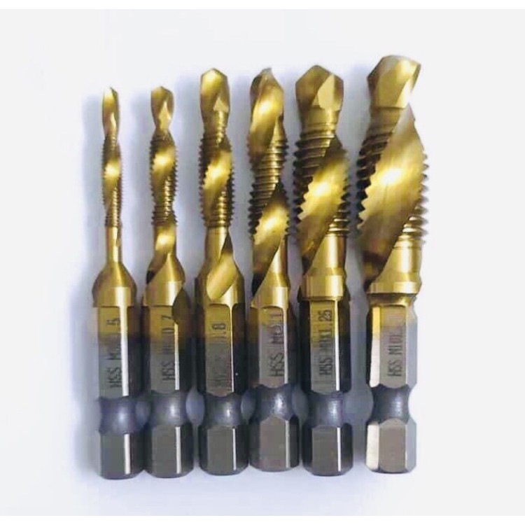 Bộ Mũi Khoan Taro ren 6 cây
