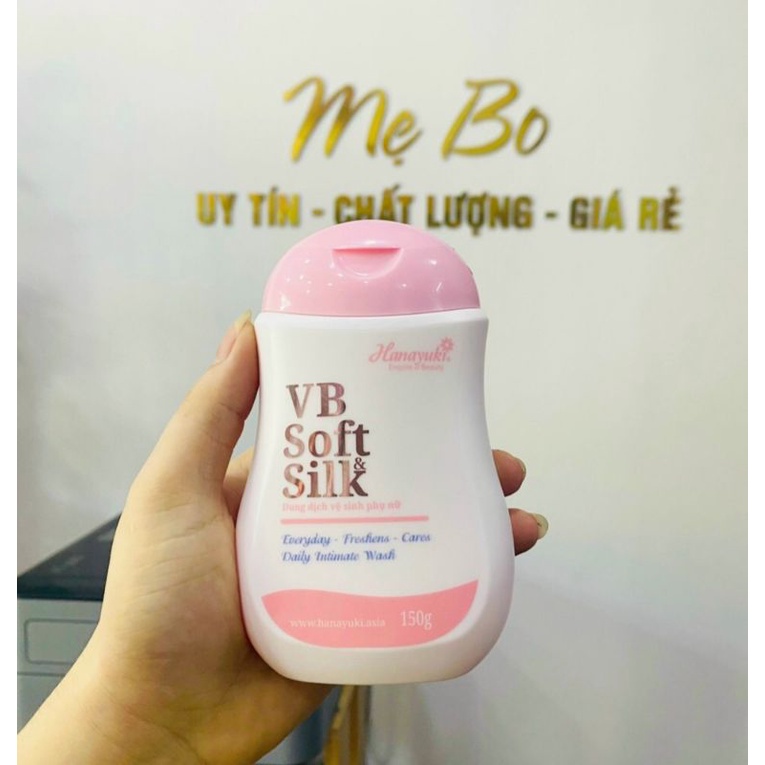 Dung dịch vệ sinh phụ nữ VB Soft Silk Hồng 150g
