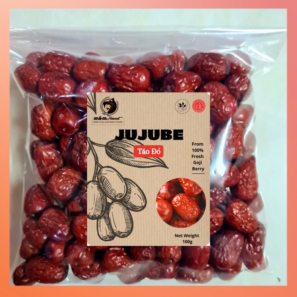 Táo đỏ Tân Cương Jujube cao cấp m&m Harvest 500g