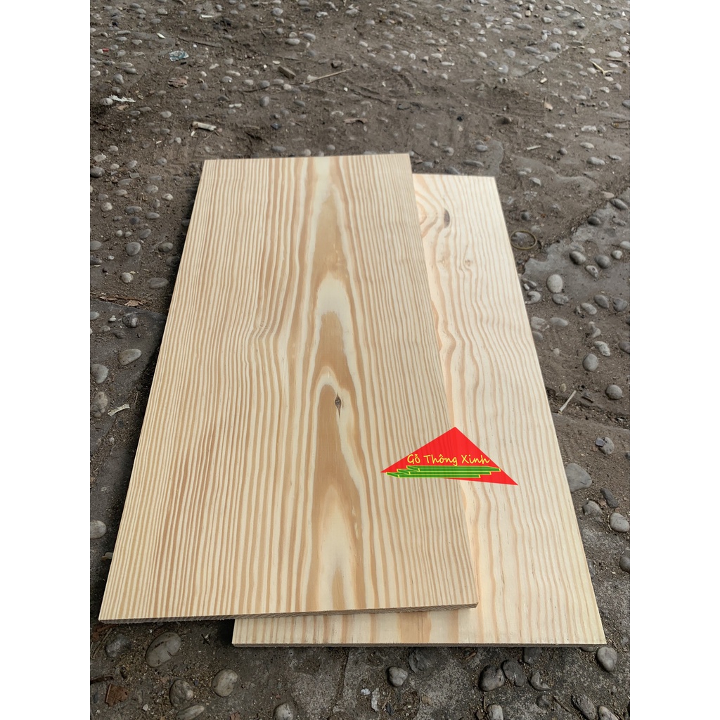 Gỗ thông tấm rộng 24cm, dài 60cm, dày 1cm đã bào láng đẹp 4 mặt phù hợp trang trí, làm kệ, DIY, làm loa, làm bàn cafe
