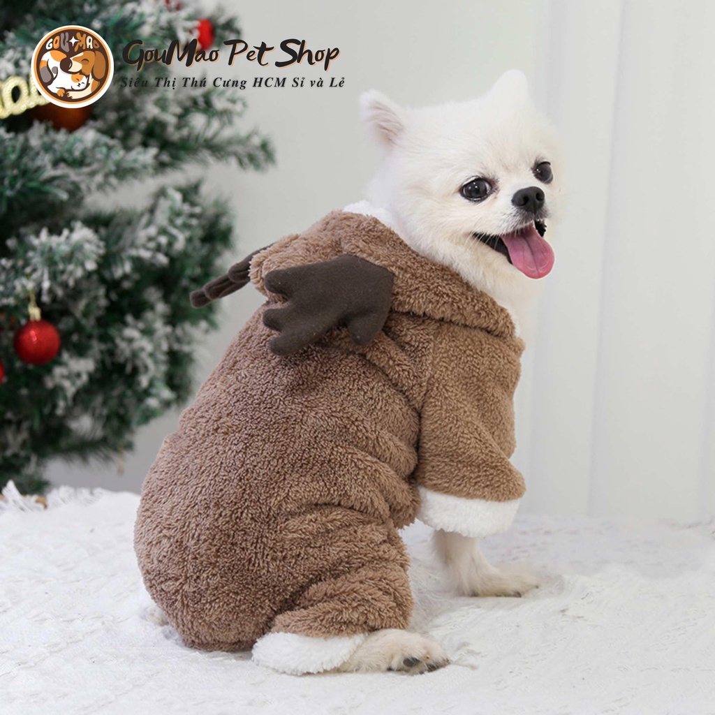 ️❄ Áo noel dành cho chó mèo ( 0,5kg- 10kg ) : áo tuần lộc ️❄