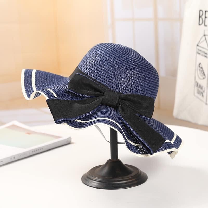 MŨ CÓI RỘNG VÀNH THẮT NƠ PHONG CÁCH HÀN QUỐC