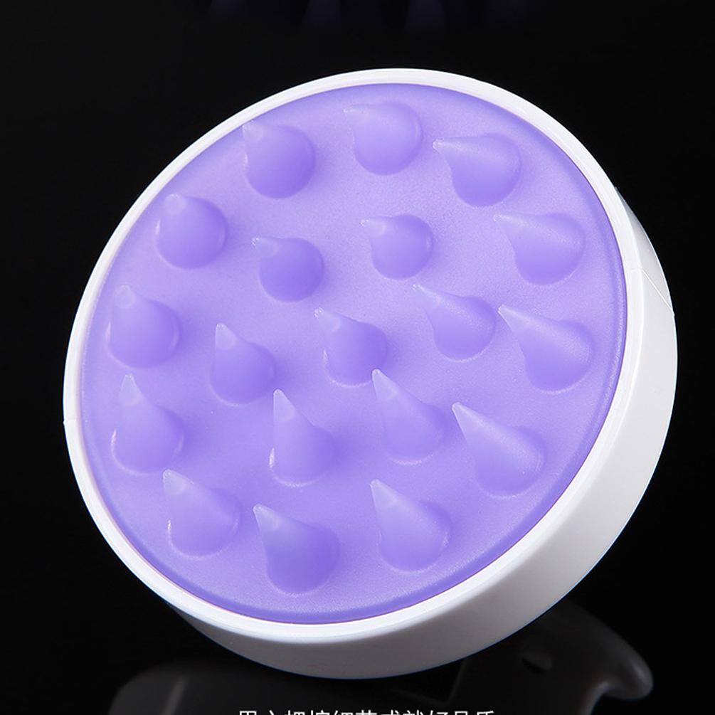 Hw Lược Silicon Mềm Dùng Gội Đầu / Mát Xa Da Đầu Tiện Dụng