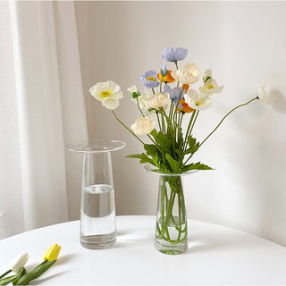 Lọ hoa cổ bè thuỷ tinh [Mici Decor] trang trí, chụp ảnh