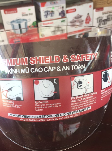 Kính mũ bảo hiểm Honda