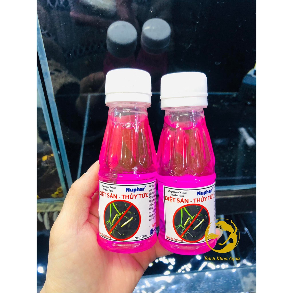 Dung dịch diệt sán thủy tức Nuphar cho bể cá thủy sinh