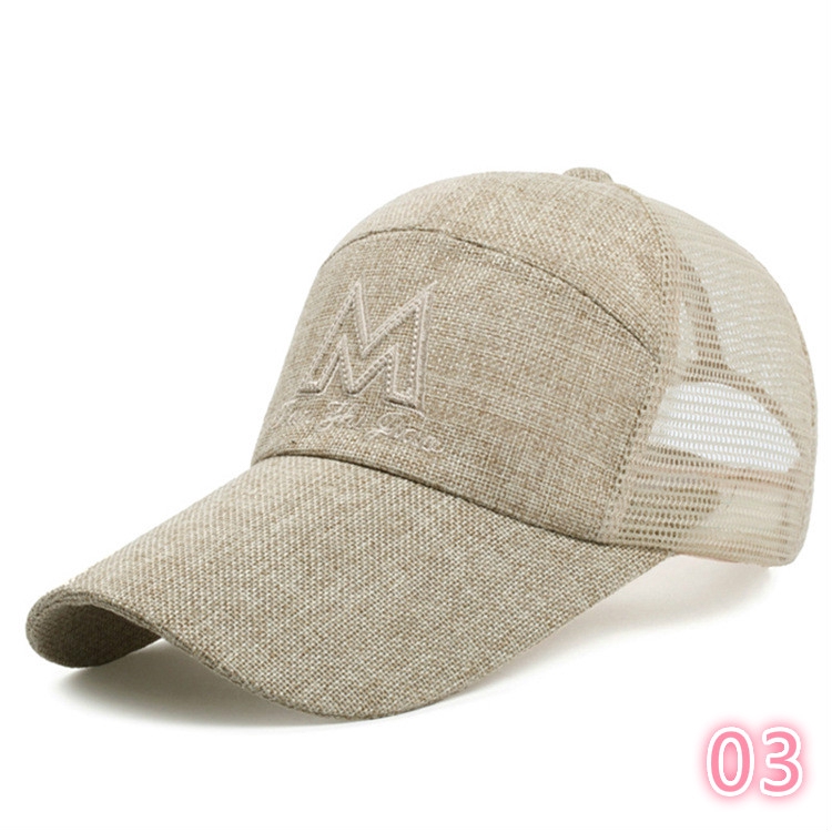Mũ lưỡi trai LINJW thiết kế lưới thoáng khí phong cách năng động thời trang Hàn Quốc