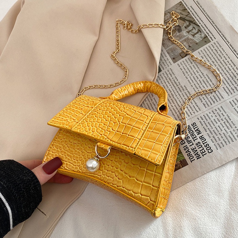 Túi Xách Da PU Màu Trơn Phong Cách Retro Thời Trang Cho Nữ