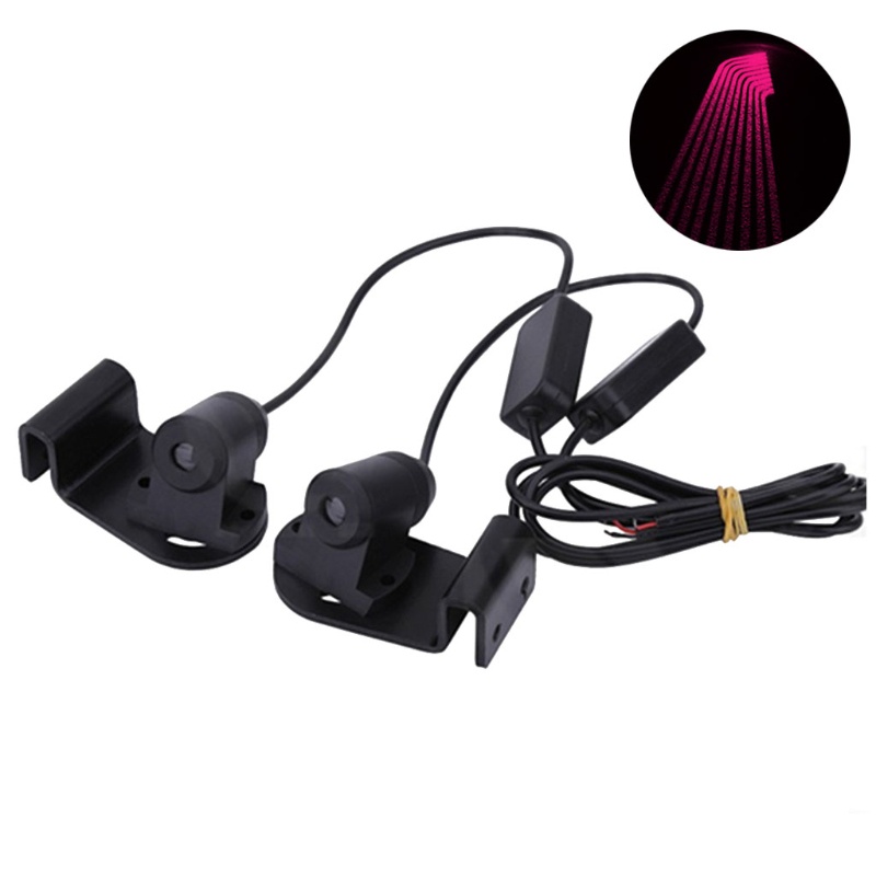 Set 2 Đèn LED Chiếu Sáng Gắn Cửa Xe Ô Tô Hình Thiên Thần