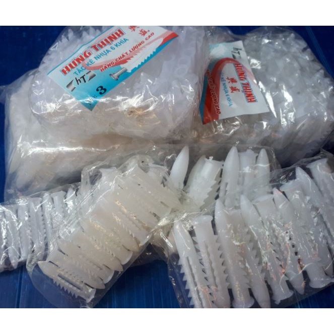 ✅ Tắc Kê Nhựa, Tắc Kê Nở Các Cỡ 3-4-5-6-7 - Hàng Loại 1 Nhựa Hưng Thịnh