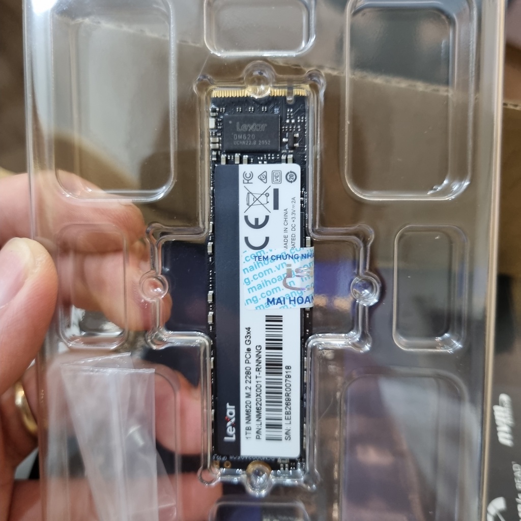✔️CHÍNH HÃNG MAI HOÀNG PP✔️ Ổ Cứng SSD M2 PCIe Lexar NM620 1TB M.2 2280 - Bảo hành 60 tháng | BigBuy360 - bigbuy360.vn