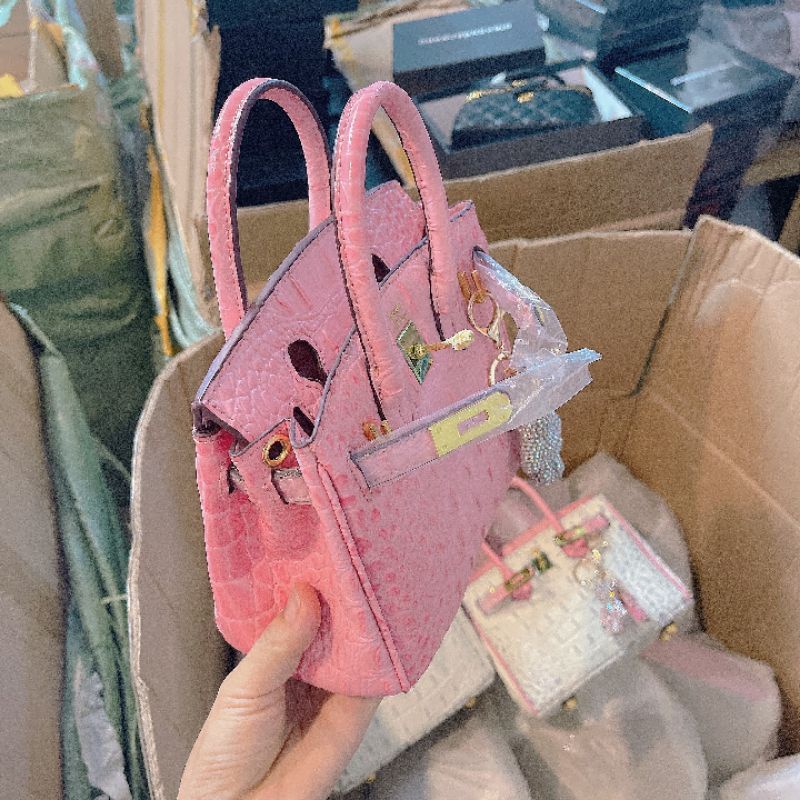 Túi H - M Size 20 & 25cm - Hình chụp thật