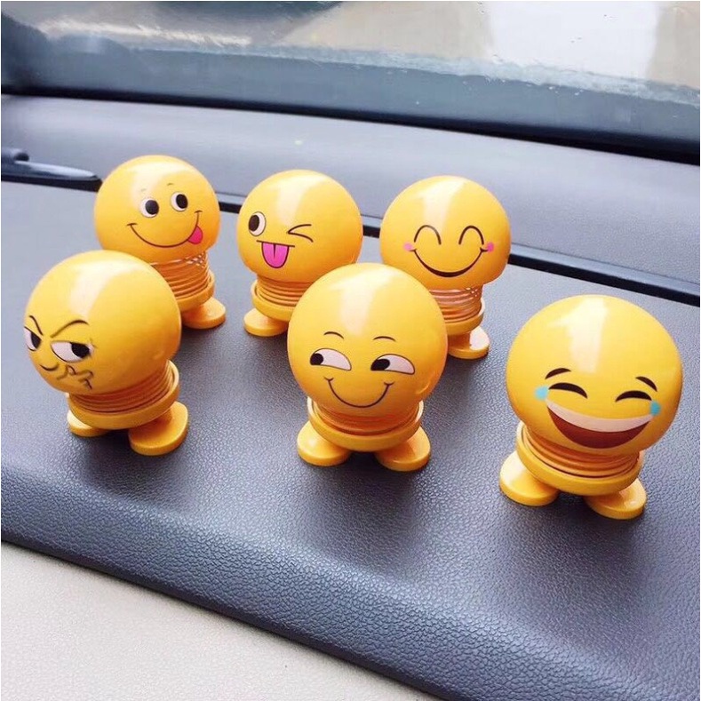 Thú nhún lò xo Emoji nhiều cảm xúc, đồ chơi trẻ em, trò chơi giải trí xả stress -Hàng Cực Rẻ