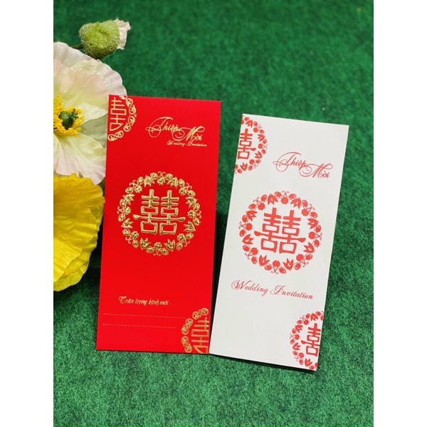 Thiệp cưới viết tay . Đa dạng mẫu. Dành cho khách thiếu thiệp. Giao ngẫu nhiên mẫu