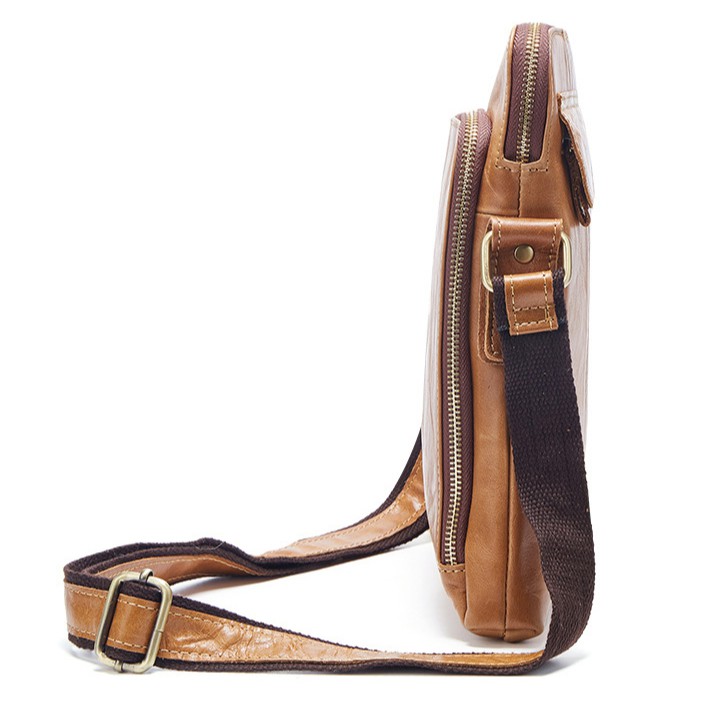 Túi Đeo Chéo Nam Cao Cấp LAVATINO Chính Hãng - 100% Da Nguyên Miếng, Handmade Khâu Tay - Món Quà Ý Nghĩa Cho Người Thân | BigBuy360 - bigbuy360.vn