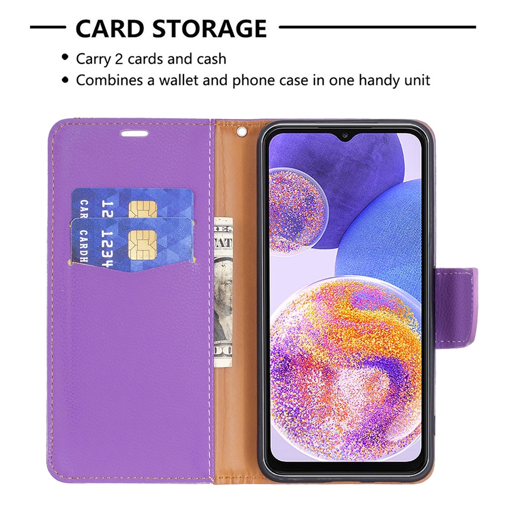 Vỏ Bao Da Điện Thoại Kiểu Ví Tiền Cho samsung galaxy a25 a24 a34 a54 a14 m14 Vỏ
