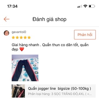 Quần Thun Jogger Line (40-100kg)