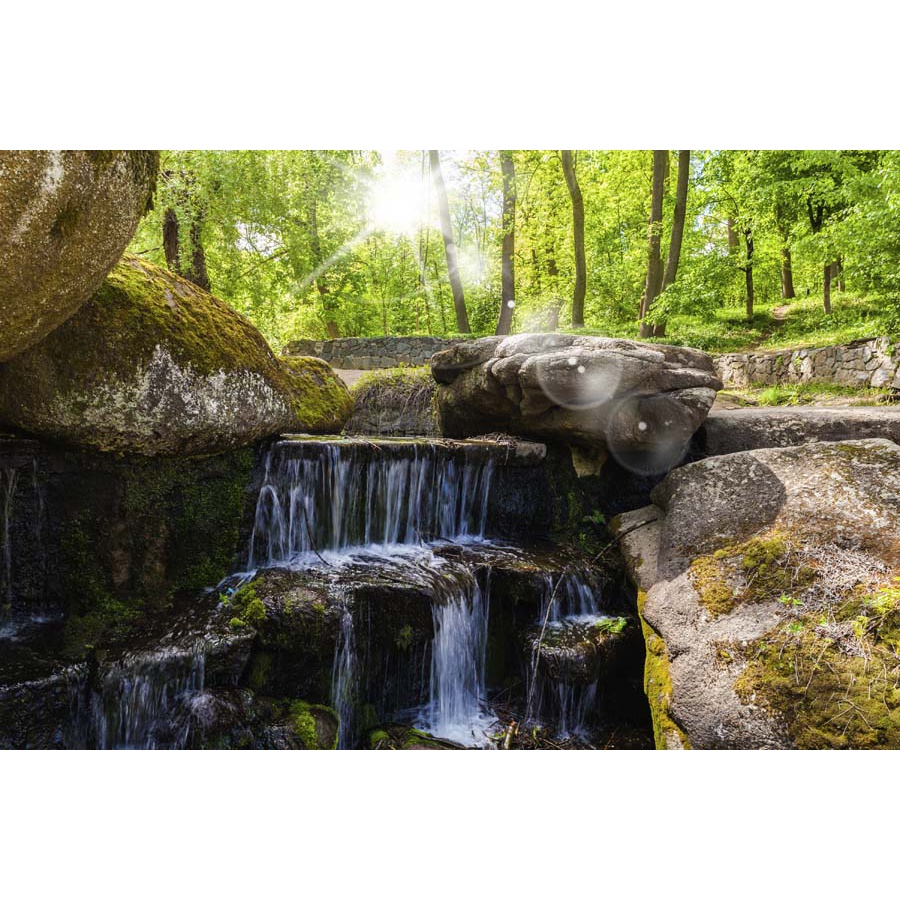 Tranh 3d thác nước chảy trong lành, độc đáo riêng cuốn hút