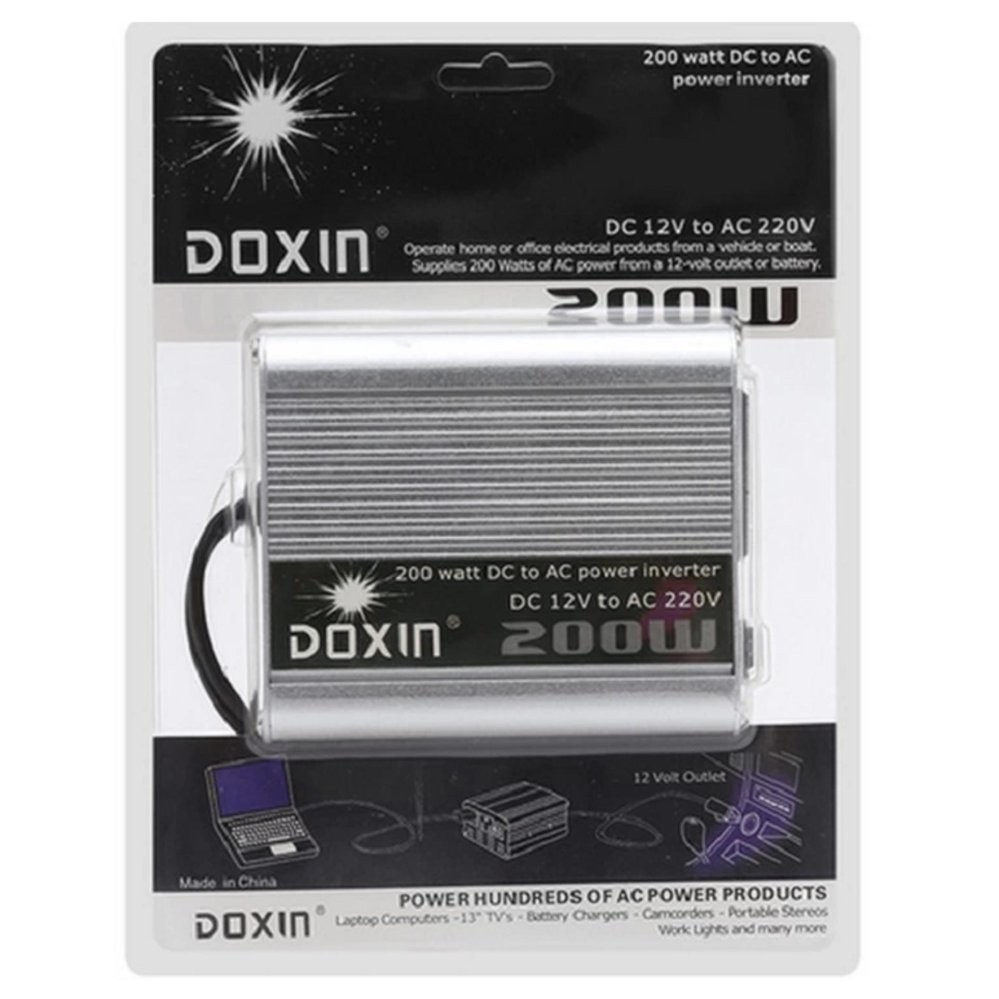 [HOT] Bộ chuyển đổi nguồn điện từ 12V ra 220V công suất 200W