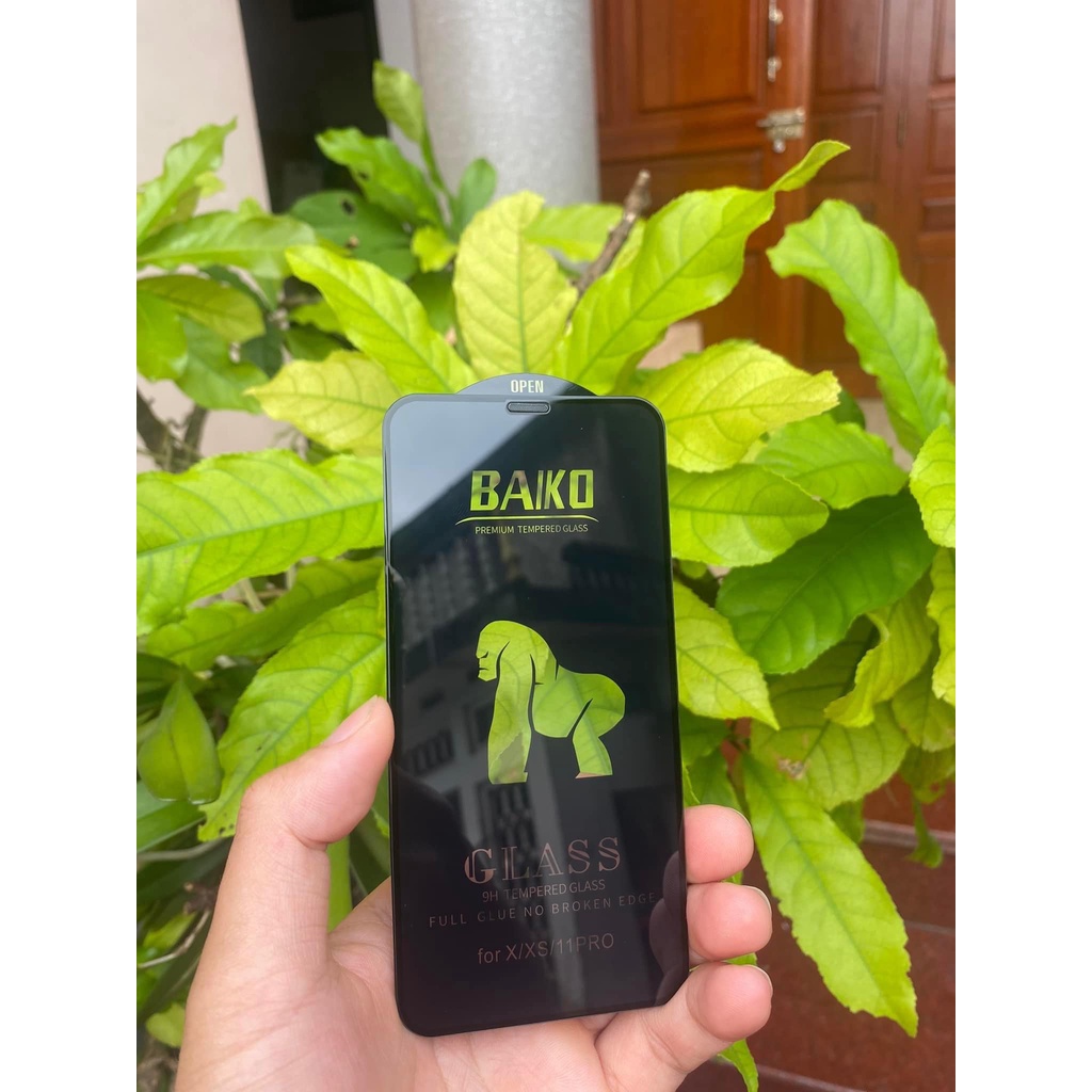 Cường lực Full Màn BAIKO KINGKONG dành cho iP 6/6s/6plus/6splus/7/7plus/8/Xs/11Pro/Xsmax/12/13/14Pro/12/13/14Promax