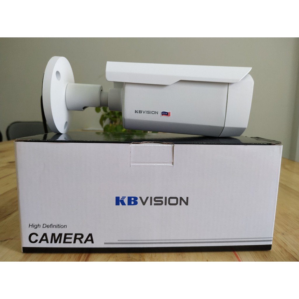 Camera KBVision 2.0M KX-2003C4 hồng ngoại 80M 4 IN 1 thân Kim loại siêu bền - Hàng chính hãng bảo hành 2 năm