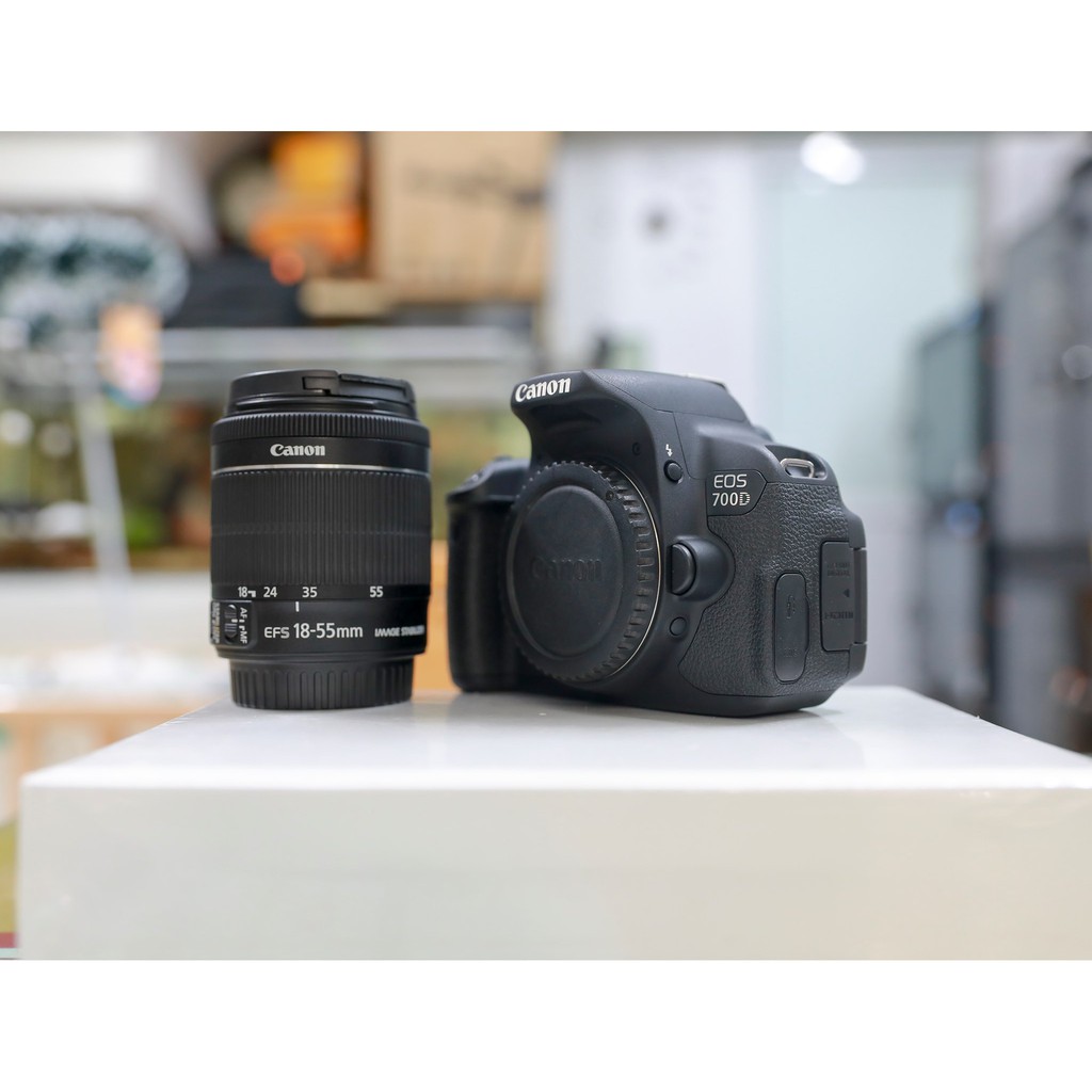 Combo Canon EOS 700D kèm len kit EF-S 18 55 IS STM thế hệ mới.