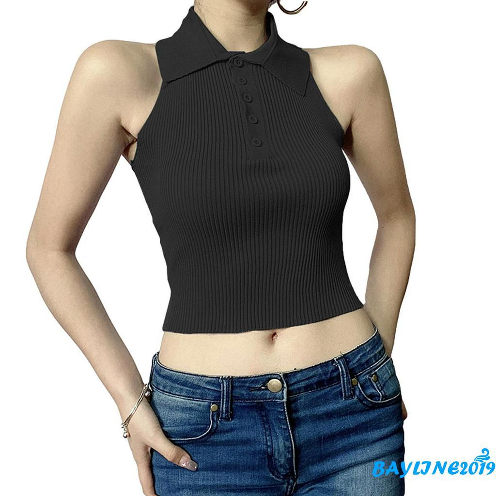 Áo Lửng Hai Dây Thời Trang Quyến Rũ Dành Cho Nữ