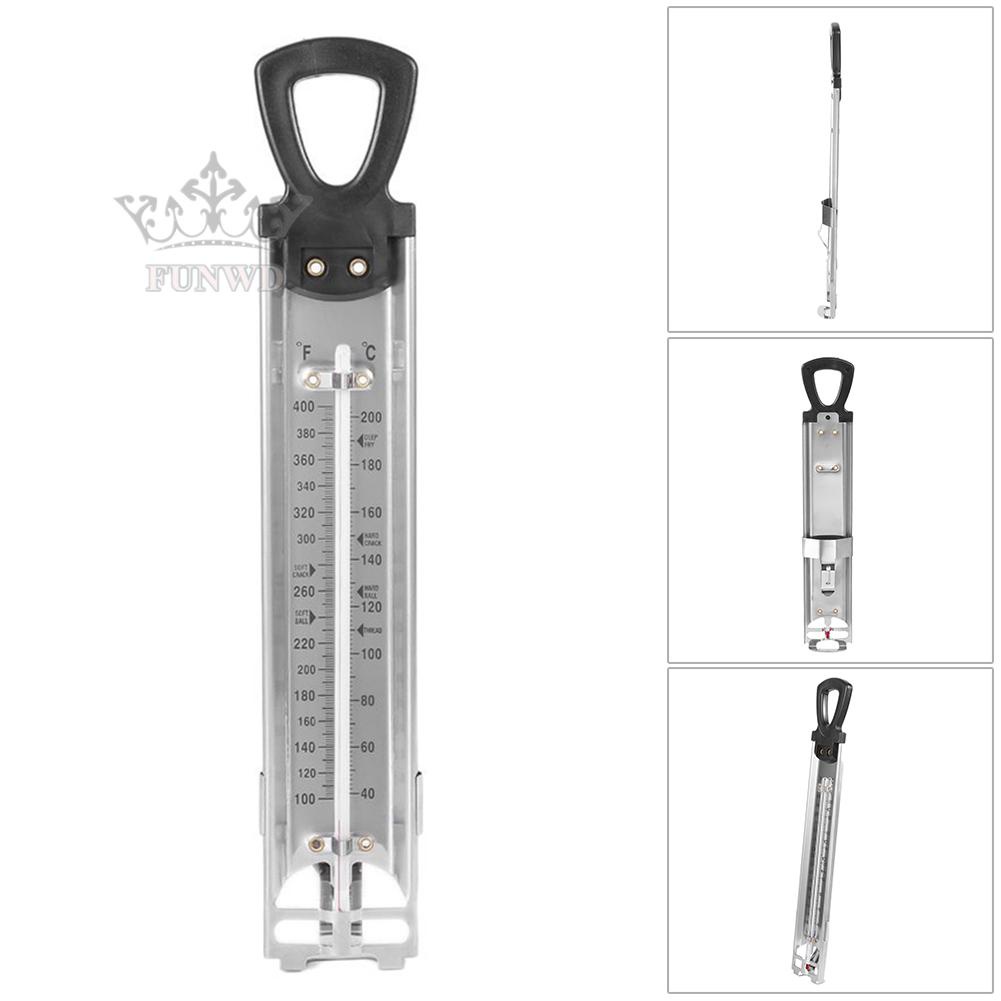 【FUNWD】Thermometer Thermometer Transparent PVC Shell Candy Home Cooking Hanging