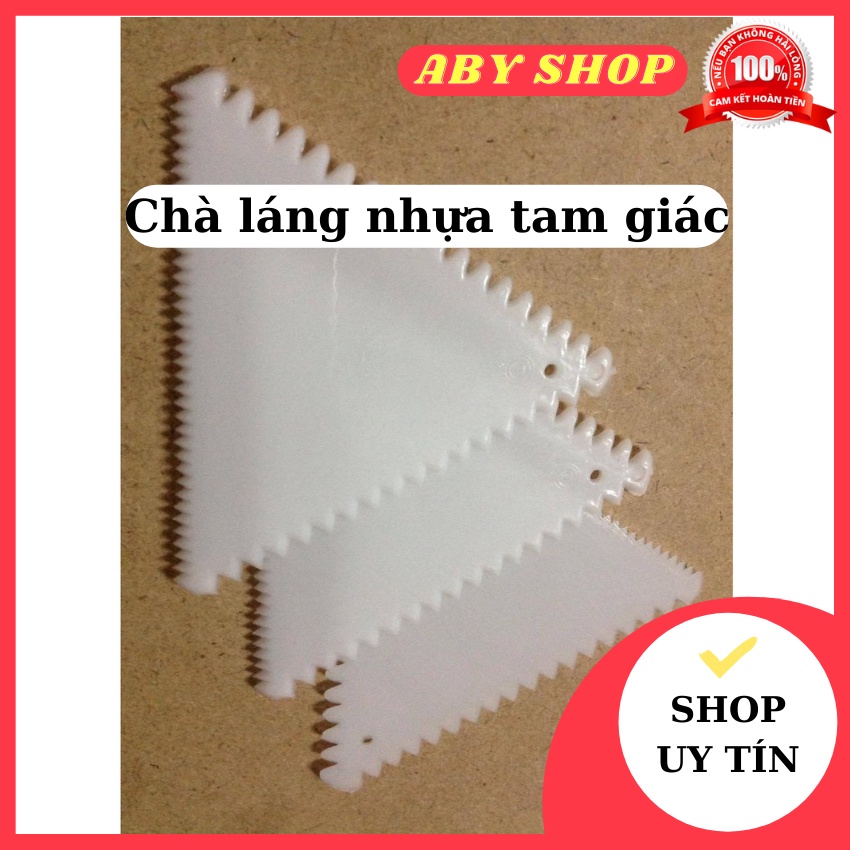 Chà láng nhựa tam giác ⚡ HÀNG CAO CẤP ⚡ chà láng bánh răng cưa là vật dụng không thể thiếu trong việc trang trí bánh