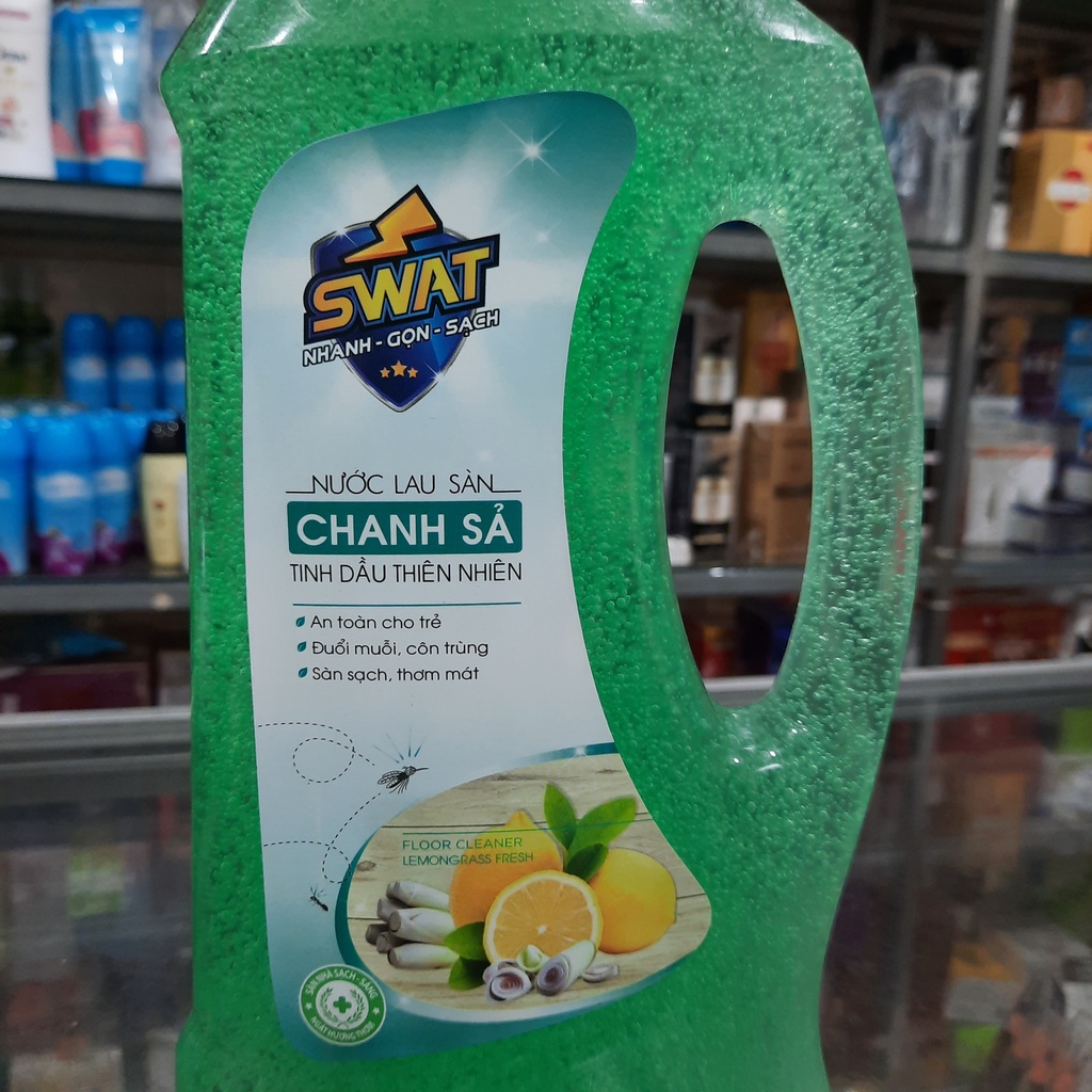 Nước lau sàn Chanh Sả Swat,chai 1 lít