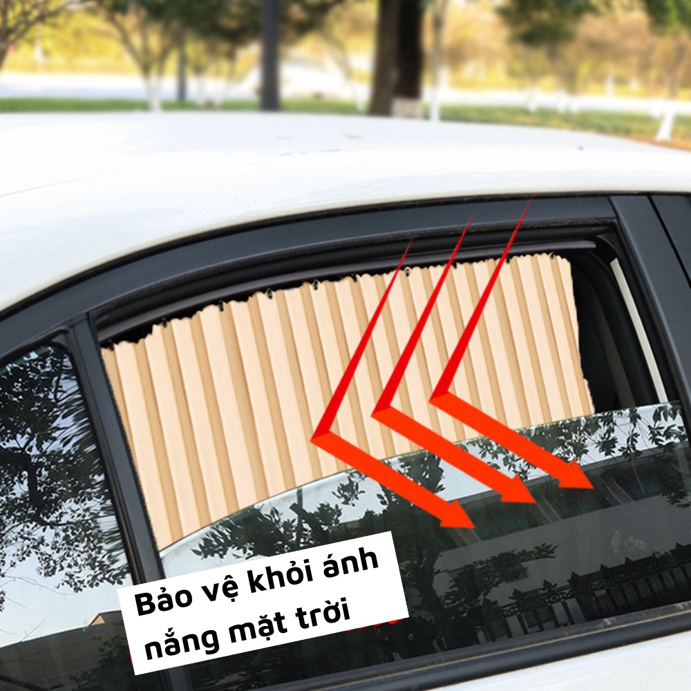 Rèm che nắng ô tô xe hơi chống nóng hút nam châm thông minh một bộ gồm 4 chiếc