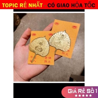 Lá bồ đề mạ vàng siêu đẹp mang lại bình an và may mắn ý nghĩa