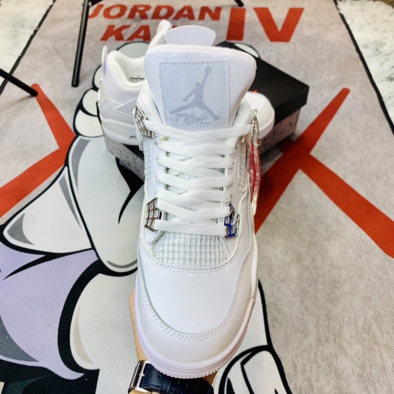 Giày thể thao sneaker cổ thấp Air Jordan 4 AJ4 Pure Money Hàng SC