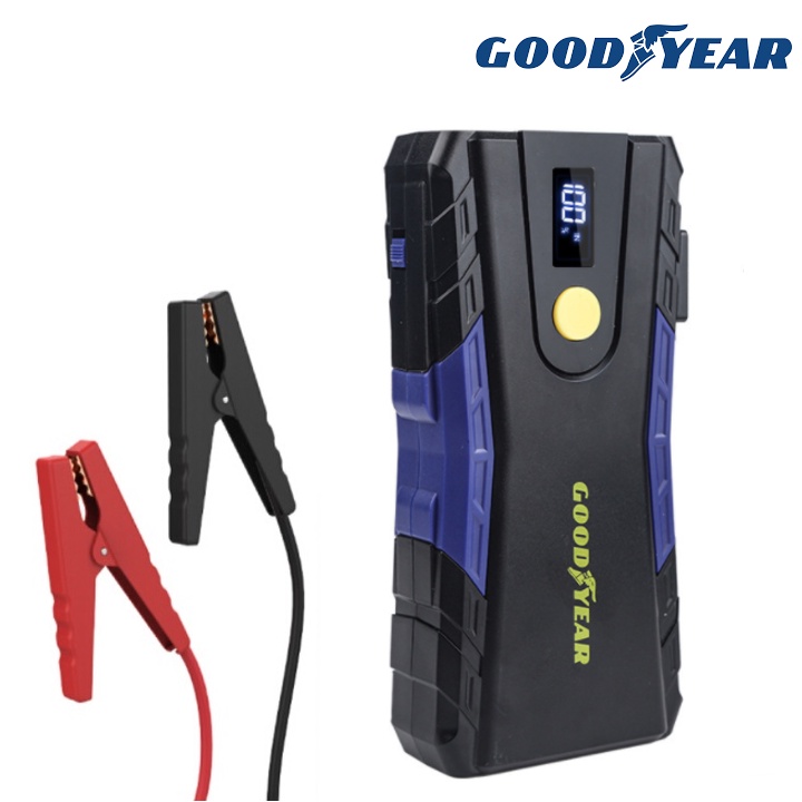 Kích nổ xe ô tô, kiêm pin sạc dự phòng. Thương hiệu cao cấp Goodyear GY-5229, 12000mAh [CHÍNH HÃNG - BẢO HÀNH 1 NĂM]