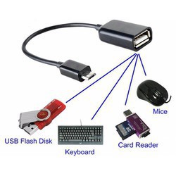 Hot DÂY CÁP OTG XÁM- ĐEN KẾT NỐI ĐIỆN THOẠI [cổng USB OTG trên Android]