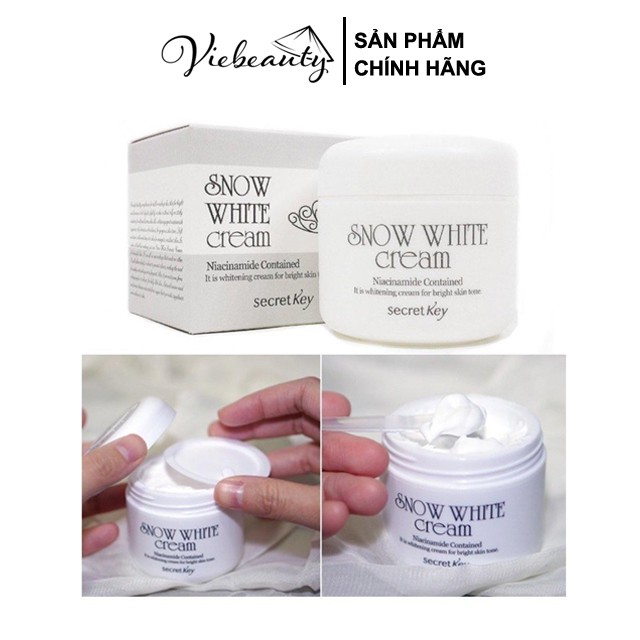 Kem Dưỡng Trắng Da Toàn Thân Secret Key Snow White Cream 50gr - Viebeauty