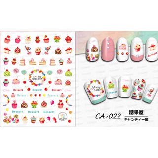 sticker dán móng hình NƯỚC HOA, KEM, ĐỒ UỐNG