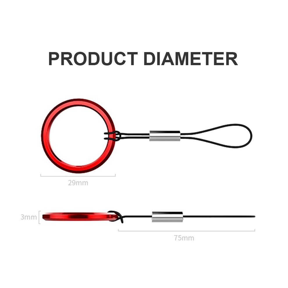 Vòng Nhẫn Giá Đỡ Điện Thoại Bằng Hợp Kim Nhôm