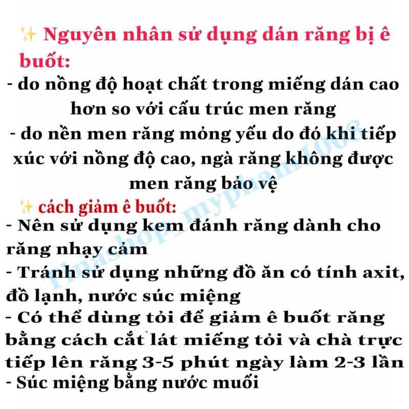 Combo 7 ngày miếng dán trắng răng Crest 3D White dành cho răng thường