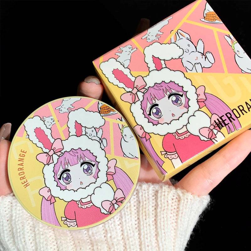 Phấn Phủ Dạng Bột Khoáng Trang Điểm Kiềm Dầu Không Thấm Nước 3 Màu Lựa Chọn Thương Hiệu HERORANGE