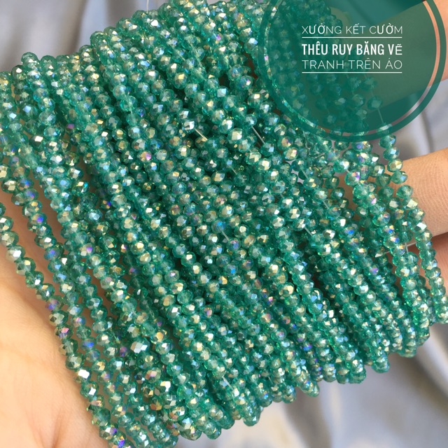 Hạt pha lê tròn 3mm