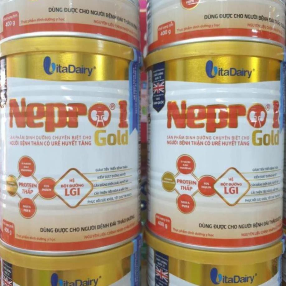 Combo 12 lon Sữa Nepro gold 1 400g/Date mới nhất thị trường T4.2023