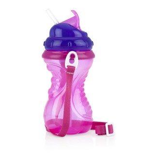 Bình uống nước kèm dây đeo Nuby 420ml