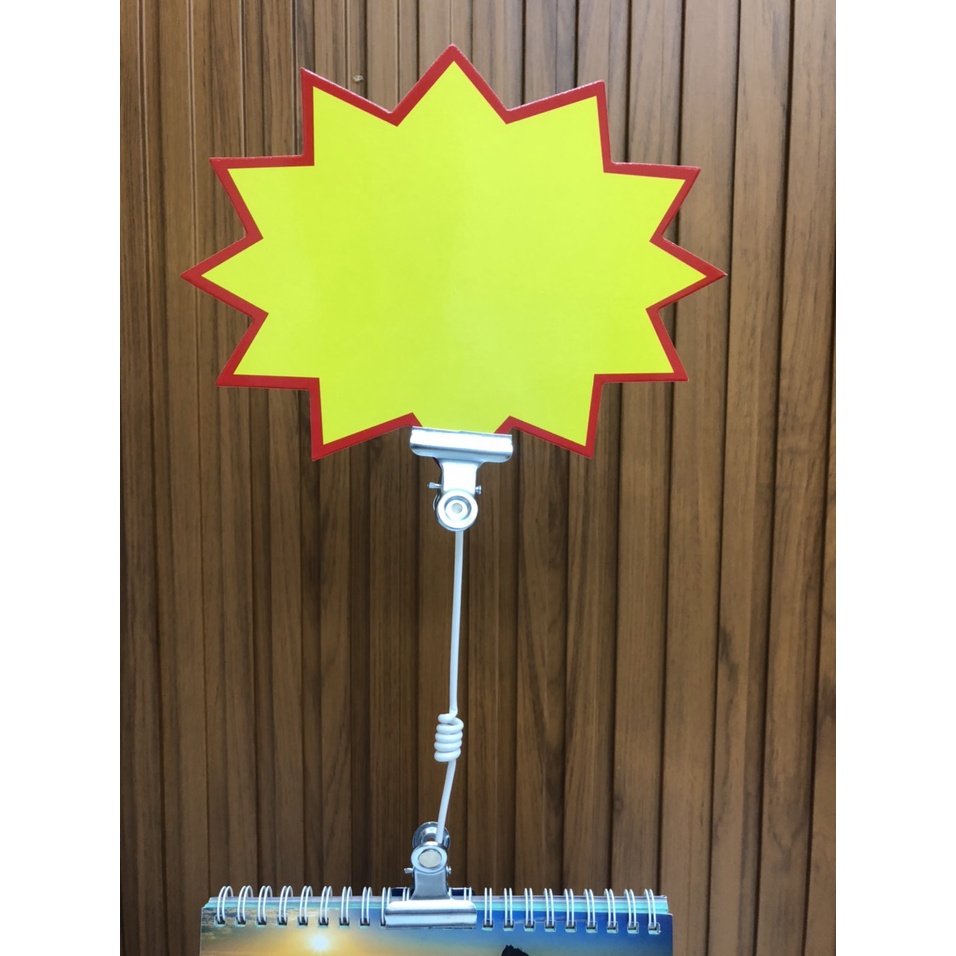 Combo kẹp + tấm bảng ghi giá tiện lợi