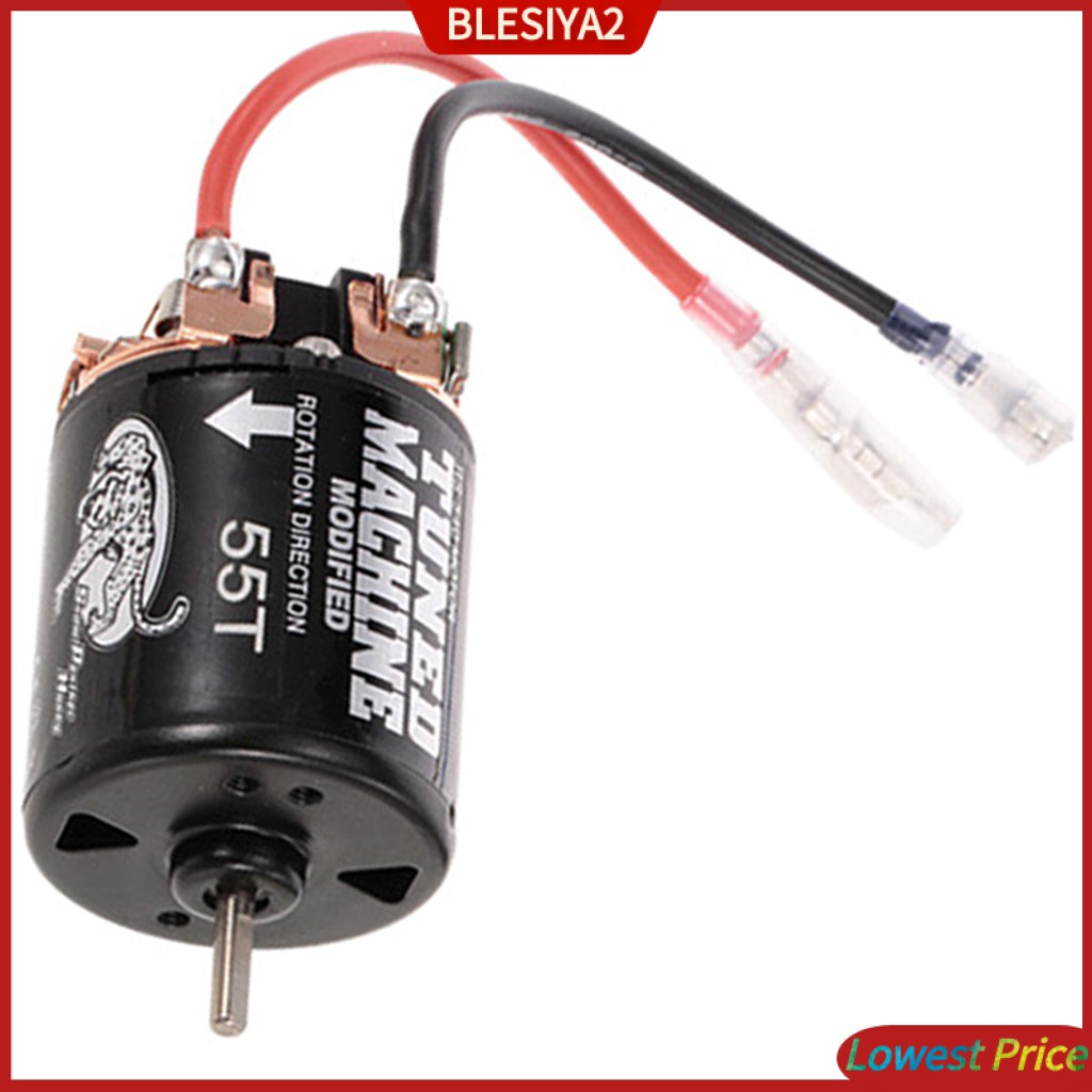 [BLESIYA2] RC 55T 540 Brushed 4 Poles Motor for Axial SCX10 RC4WD D90 TRX4 1/10 RC Car