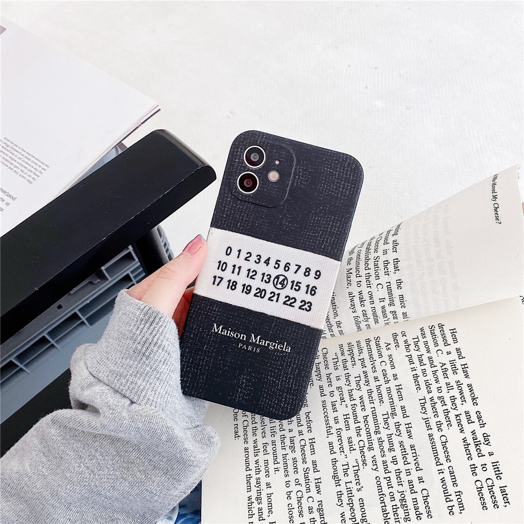 Ốp Điện Thoại Nhựa Mềm In Logo Maison Margiela Cho Iphone14 14Plus 14Pro 14ProMax 13 13Pro 13ProMax 12 12Pro 12ProMax  11 Pro Max 7 / 8plus Se2020 X / Xs Xr Xsmax