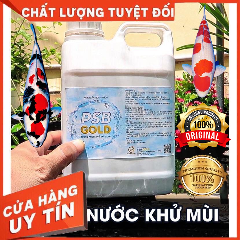 [FreeShip–Sale khô máu]Vi khuẩn quang hợp PSB GOLD -Làm trong nước khử mùi tanh,chai lớn 2l